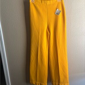 True Vintage Yellow Wide-Leg Pants